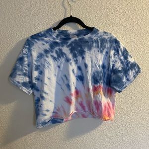 Tie-dye crop top
